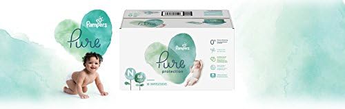 Pampers Pure Protection Baby Diapers, Size 2 (12-18 lbs), 120 Count, Up to 100% Leakproof, Premium Plant-Based Skin Protection, Hypoallergenic Soft Diapers