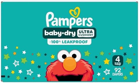 Pampers Diapers - Baby Dry - Size 1, 44 Count, Absorbent Disposable Infant Diaper (Packaging May Vary)