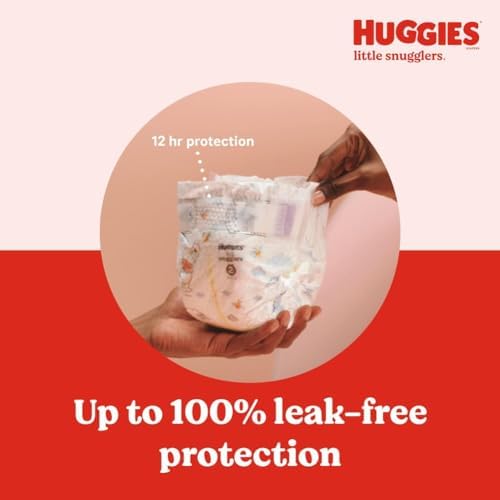 Huggies Size Newborn Diapers, Little Snugglers Baby Diapers, Size Newborn (up to 10 lbs), 31 Count, Packaging May Vary
