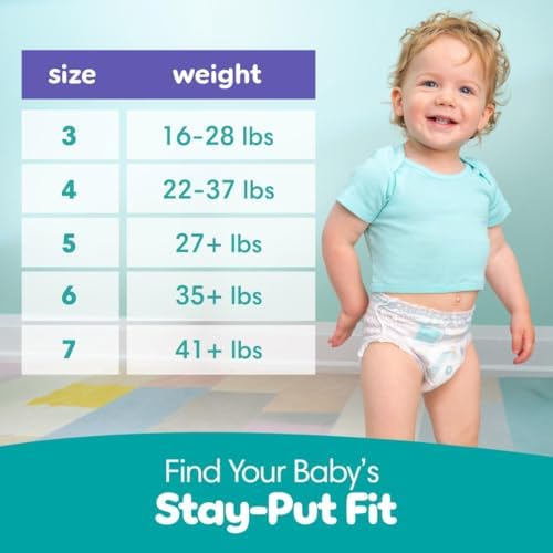 Pampers Diapers - Cruisers 360 - Size 4, 144 Count, Babyproof up to 100% Leakproof Pull-On Diaper
