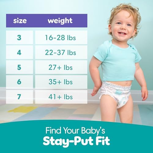 Pampers Diapers - Cruisers 360 - Size 4, 144 Count, Babyproof up to 100% Leakproof Pull-On Diaper