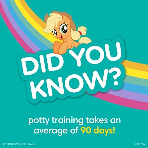 Pampers Training Pants - Easy Ups Girls & Boys - Size 4T-5T, 56 Count, My Little Pony Potty Underwear (Packaging May Vary)