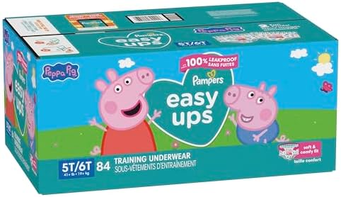 Pampers Training Pants - Easy Ups Girls & Boys - Size 4T-5T, 56 Count, My Little Pony Potty Underwear (Packaging May Vary)