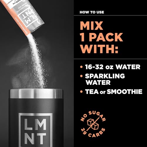 Drink LMNT Zero Sugar Electrolytes - Citrus Salt | Drink Mix | 30-Count