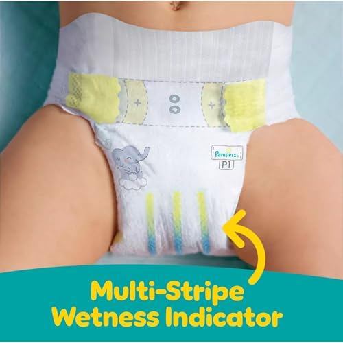 Pampers Baby Diapers - Swaddlers - Size 0, 84 Count, Ultra Absorbent Disposable Newborn Diaper