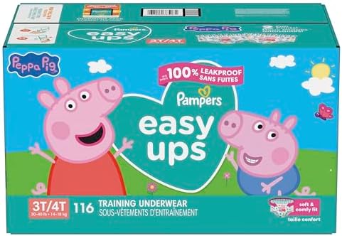 Pampers Training Pants - Easy Ups Girls & Boys - Size 4T-5T, 56 Count, My Little Pony Potty Underwear (Packaging May Vary)