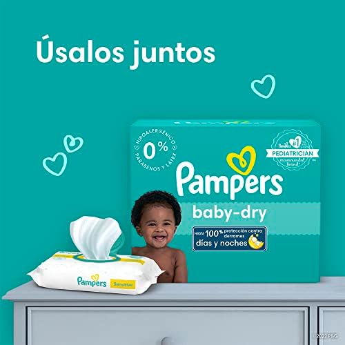 Pampers Diapers - Baby Dry - Size 1, 44 Count, Absorbent Disposable Infant Diaper (Packaging May Vary)