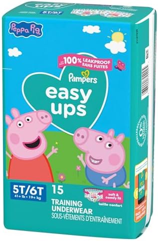 Pampers Training Pants - Easy Ups Girls & Boys - Size 4T-5T, 56 Count, My Little Pony Potty Underwear (Packaging May Vary)