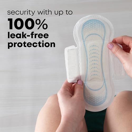 U by Kotex Ultra Thin Pads, Clean & Secure, Heavy Absorbency, 56 Count (Packaging May Vary)