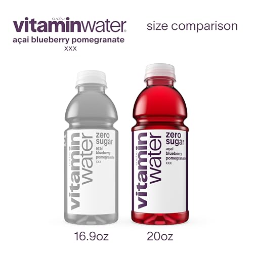 vitaminwater zero variety pack nutrient enhanced water w/ vitamins, 20 fl oz, 12 Pack