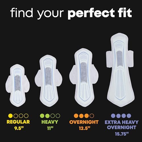 U by Kotex Balance Ultra Thin Pads with Wings, Heavy Absorbency, 46 Count (Packaging May Vary)