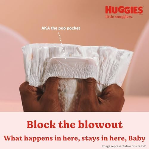 Huggies Size Newborn Diapers, Little Snugglers Baby Diapers, Size Newborn (up to 10 lbs), 31 Count, Packaging May Vary