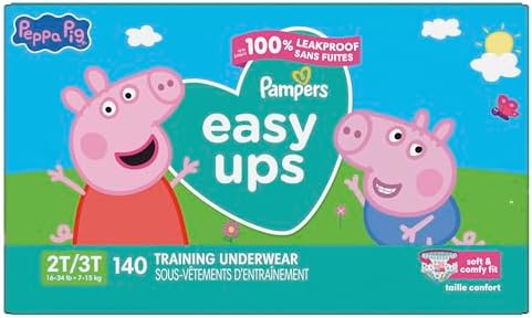 Pampers Training Pants - Easy Ups Girls & Boys - Size 4T-5T, 56 Count, My Little Pony Potty Underwear (Packaging May Vary)