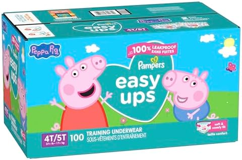 Pampers Training Pants - Easy Ups Girls & Boys - Size 4T-5T, 56 Count, My Little Pony Potty Underwear (Packaging May Vary)
