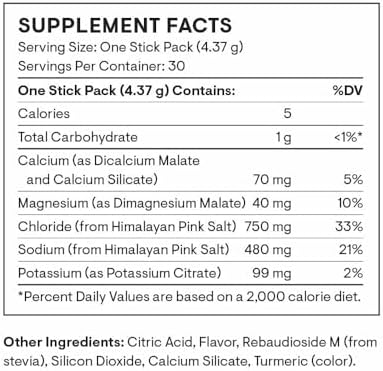 THORNE - Daily Electrolytes - Zero Sugar & Low-Calorie Electrolyte Drink Mix - Naturally Flavored & Sweetened - NSF Certified for Sport - Variety - 30 Stick Packs