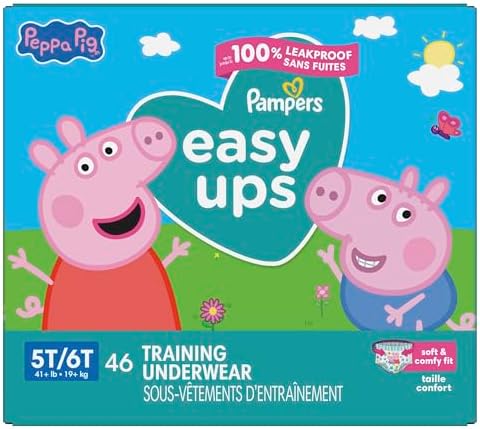Pampers Training Pants - Easy Ups Girls & Boys - Size 4T-5T, 56 Count, My Little Pony Potty Underwear (Packaging May Vary)