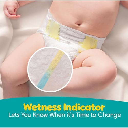 Pampers Baby Diapers - Swaddlers - Size 0, 84 Count, Ultra Absorbent Disposable Newborn Diaper