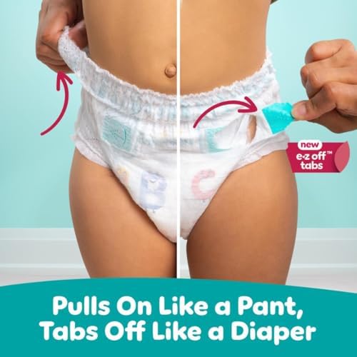Pampers Diapers - Cruisers 360 - Size 4, 144 Count, Babyproof up to 100% Leakproof Pull-On Diaper