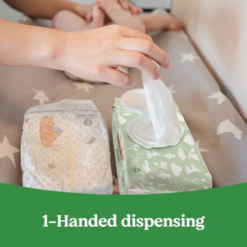Huggies Natural Care Sensitive Baby Wipes, Unscented, Hypoallergenic, 6 Flip-Top Packs (288 Wipes Total)