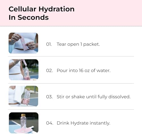 Instant Hydration Electrolytes Powder Packets - Raspberry Electrolyte Drink Mix - Zero Sugar - Keto, Vegan, Gluten-Free, Non-GMO - Boost Recovery, Brain Health, Muscle & Tissue Support- 30 Sticks