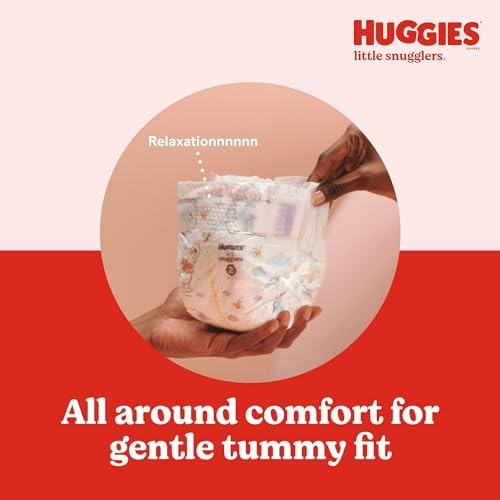Huggies Size Newborn Diapers, Little Snugglers Baby Diapers, Size Newborn (up to 10 lbs), 31 Count, Packaging May Vary