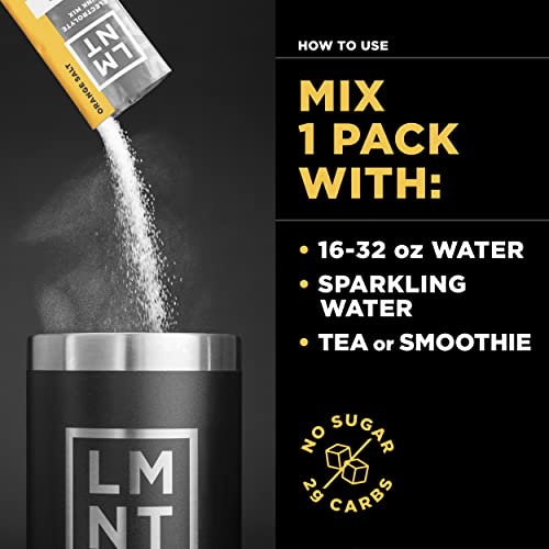 Drink LMNT Zero Sugar Electrolytes - Citrus Salt | Drink Mix | 30-Count