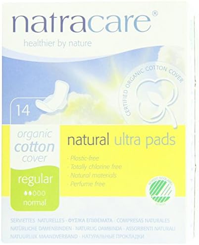 Natracare Cotton Natural Feminine Ultra Pads Regular With Wings By Natracare, 14 Ea, 14 Count