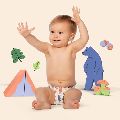 Hello Bello Premium Baby Diapers Size 1, 32 Count of Disposable, Extra-Absorbent, Hypoallergenic Baby Diapers with Snug and Comfort Fit, Sleepy Sloth
