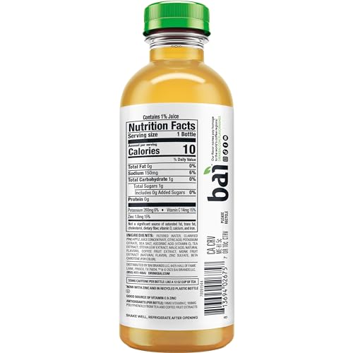 Bai Coconut Variety Pack, Antioxidant Infused Water Beverage, with Vitamin C and No Artificial Sweeteners, 18 fl oz bottles, 12 pack