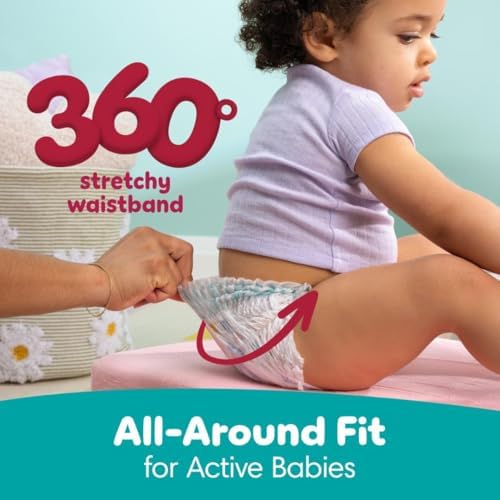 Pampers Diapers - Cruisers 360 - Size 4, 144 Count, Babyproof up to 100% Leakproof Pull-On Diaper