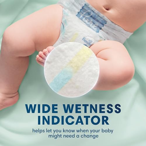 Pampers Pure Protection Baby Diapers, Size 2 (12-18 lbs), 120 Count, Up to 100% Leakproof, Premium Plant-Based Skin Protection, Hypoallergenic Soft Diapers