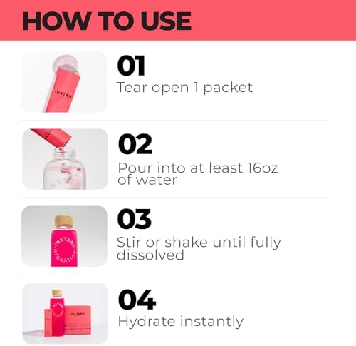 Instant Hydration Electrolytes Powder Packets - Raspberry Electrolyte Drink Mix - Zero Sugar - Keto, Vegan, Gluten-Free, Non-GMO - Boost Recovery, Brain Health, Muscle & Tissue Support- 30 Sticks