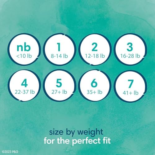 Pampers Pure Protection Baby Diapers, Size 1 (8-14 lbs), 82 Count, Up to 100% Leakproof, Premium Plant-based Skin Protection, Hypoallergenic Soft Diapers