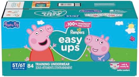 Pampers Training Pants - Easy Ups Girls & Boys - Size 4T-5T, 56 Count, My Little Pony Potty Underwear (Packaging May Vary)