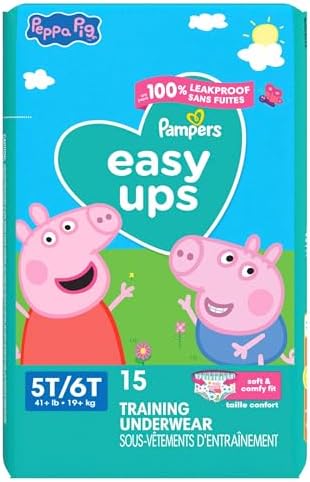 Pampers Training Pants - Easy Ups Girls & Boys - Size 4T-5T, 56 Count, My Little Pony Potty Underwear (Packaging May Vary)