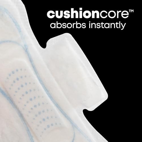 U by Kotex Ultra Thin Pads, Clean & Secure, Heavy Absorbency, 56 Count (Packaging May Vary)