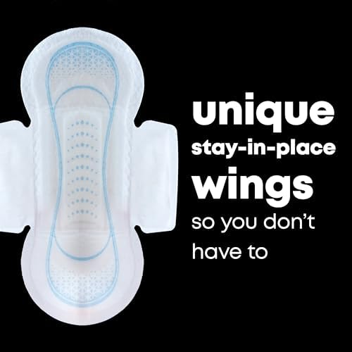 U by Kotex Ultra Thin Pads, Clean & Secure, Heavy Absorbency, 56 Count (Packaging May Vary)