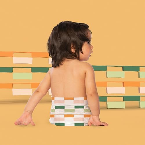 Hello Bello Premium Diapers Size 2, Happy Camper & Live Leaf Love Designs, 74ct Club Box