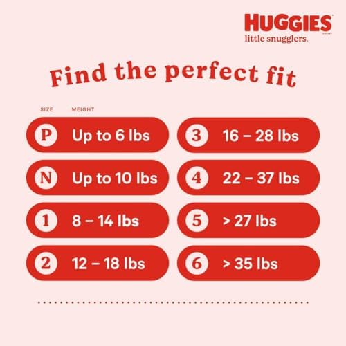 Huggies Size Newborn Diapers, Little Snugglers Baby Diapers, Size Newborn (up to 10 lbs), 31 Count, Packaging May Vary