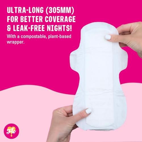 FLO - Organic Bamboo Pads, Day & Night Combo Pack, 15 Count