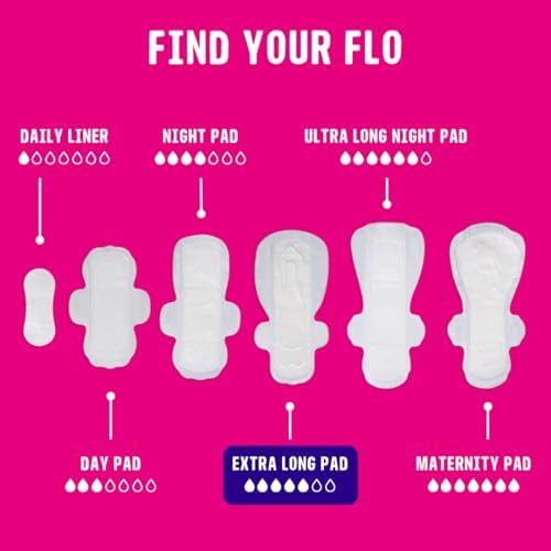 FLO - Organic Bamboo Pads, Day & Night Combo Pack, 15 Count
