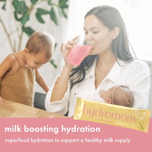 Boobie Hydromom Superfood Electrolyte Drink Mix, Blue Raspberry Lemonade | Refreshing Energy & Hydration Boost for Mamas | On-The-Go & Travel Essentials for Pregnancy, Lactation, & Beyond, 15 Packets