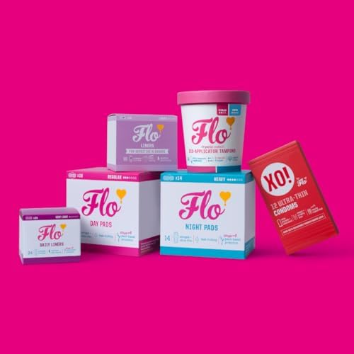 FLO - Organic Bamboo Pads, Day & Night Combo Pack, 15 Count