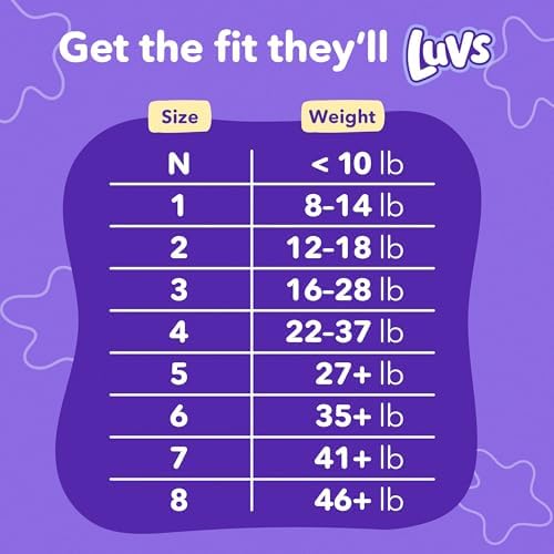 Luvs Size 4 Baby Diapers, Platinum Protection Bluey Diapers for Day & Night, Size 4, 198 Count (Packaging May Vary)