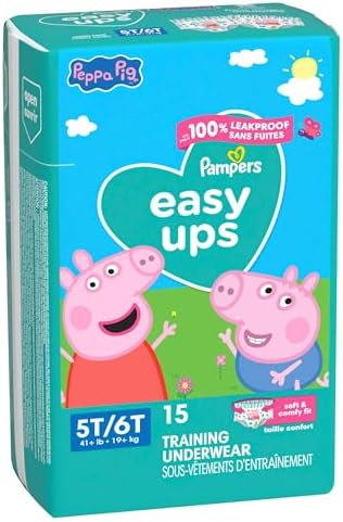 Pampers Training Pants - Easy Ups Girls & Boys - Size 4T-5T, 56 Count, My Little Pony Potty Underwear (Packaging May Vary)