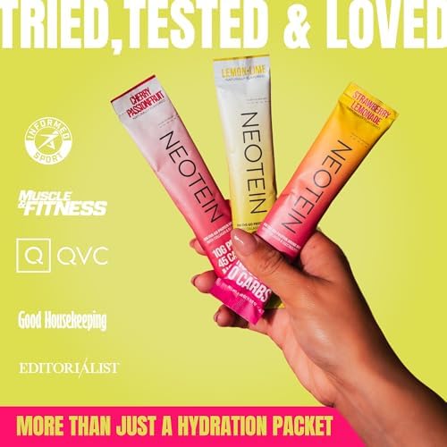 Electrolyte Powder Packets, Protein Powder with 10g Protein & Collagen - Hydration Packets - Zero Sugar, NO Fillers, NO Carbs | Variety Pack | 40 Calories | Keto & Paleo | Pack of 24