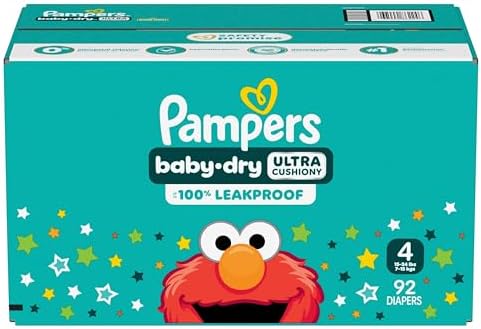 Pampers Diapers - Baby Dry - Size 1, 44 Count, Absorbent Disposable Infant Diaper (Packaging May Vary)
