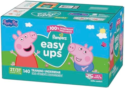Pampers Training Pants - Easy Ups Girls & Boys - Size 4T-5T, 56 Count, My Little Pony Potty Underwear (Packaging May Vary)