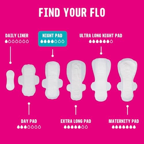 FLO - Organic Bamboo Pads, Day & Night Combo Pack, 15 Count