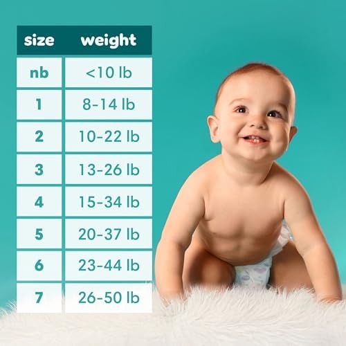 Pampers Diapers - Baby Dry - Size 1, 44 Count, Absorbent Disposable Infant Diaper (Packaging May Vary)